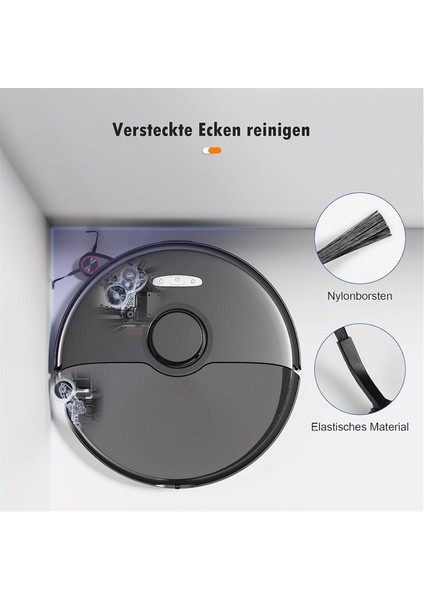 Roborock S8 Maxv Ultra Robot Süpürge Aksesuarları Yedek Parçaları Ana Yan Fırçalar Paspas Bezleri Hepa Filtreler Toz Torbaları (Yurt Dışından) modelleri