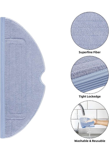 Xiaomi Roborock S7 T7S T7S Artı Elektrikli Süpürge Yedek Parçaları Ana Fırça Yan Fırça Hepa Filtre Paspas Bezi (Yurt Dışından) indirimleri