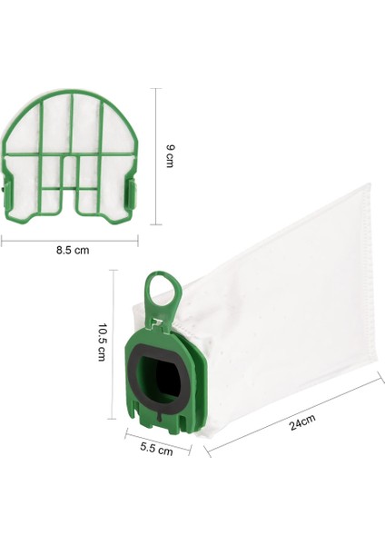 Yedek Parçalar Toz Torbası Vorwerk Kobold VB100 FP100 Elektrikli Süpürge Temizleyici Aksesuarları Vakum Torbaları Için Uyumlu (Yurt Dışından) fiyatları