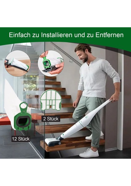 Yedek Parçalar Toz Torbası Vorwerk Kobold VB100 FP100 Elektrikli Süpürge Temizleyici Aksesuarları Vakum Torbaları Için Uyumlu (Yurt Dışından) fırsatları