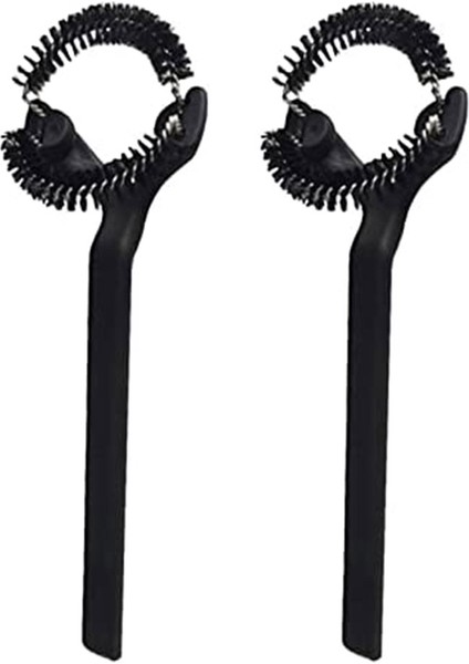 Kahve Makinesi Temizleme Fırçası, 2 Adet Kahve Öğütücü Temiz, Espresso Fırçası, Çap 5.1/5.8cm 360° Temizleme Kıl (Yurt Dışından)
