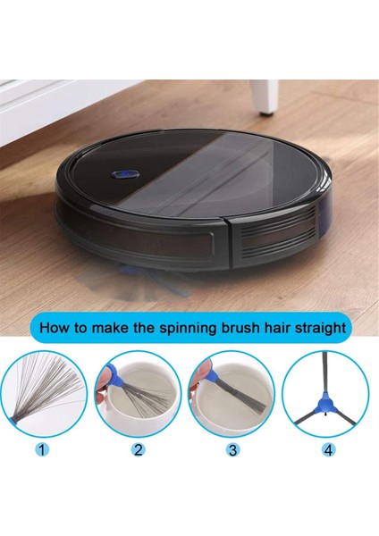 Eufy Robovac 11S 11S Max 30 30C 30C Max 15C 15C Max 25C 35C G10 G30 G30 Edge G30 Hybrid G40 Hybrid Vakum Için Yan Fırça (Yurt Dışından) modelleri