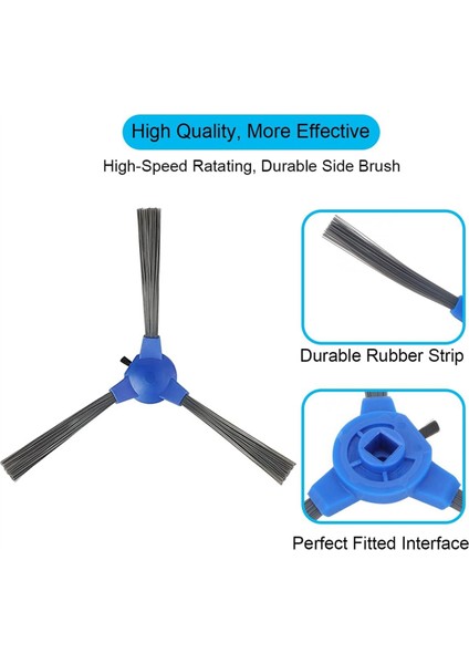 Eufy Robovac 11S 11S Max 30 30C 30C Max 15C 15C Max 25C 35C G10 G30 G30 Edge G30 Hybrid G40 Hybrid Vakum Için Yan Fırça (Yurt Dışından) fırsatları