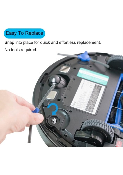 Eufy Robovac 11S 11S Max 30 30C 30C Max 15C 15C Max 25C 35C G10 G30 G30 Edge G30 Hybrid G40 Hybrid Vakum Için Yan Fırça (Yurt Dışından) indirimleri