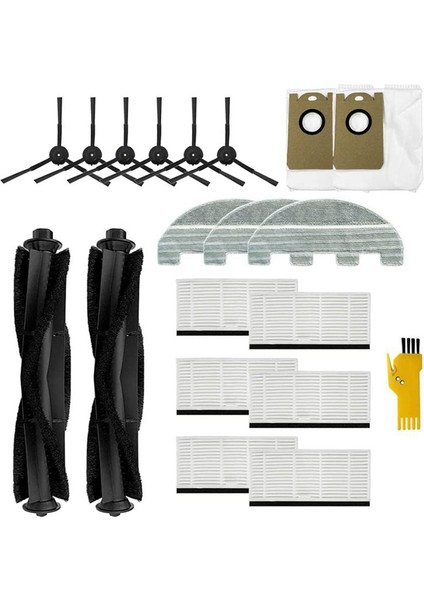 Yedek Aksesuarlar Kiti Proscenic M8 Pro M8 Robotlu Süpürge Ana Fırçalar Filtre Paspas Bezleri Toz Torbaları (Yurt Dışından)