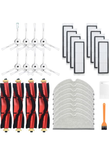 Xiaomi Mijia 1/1s Roborock S6 Maxv S6 Pure S6 Robot Süpürge Ana Fırça Yan Fırça Hepa Filtre Parçaları (Yurt Dışından)