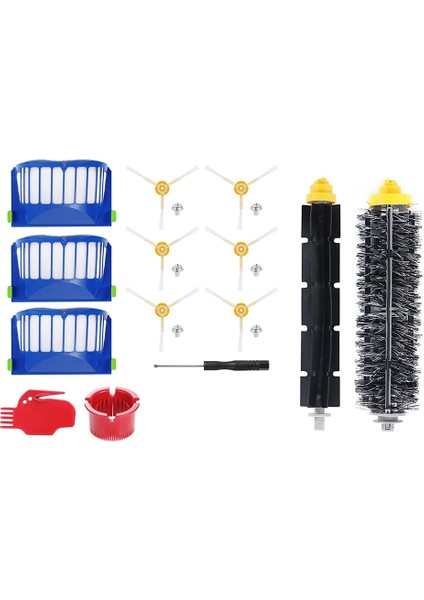 Yedek Parçalar Ana Fırça Yan Fırça Hepa Filtre Irobot Roomba 600 Serisi 630 650 Elektrikli Süpürge Temizleyici Aksesuarları (Yurt Dışından)