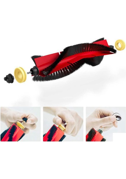 Yedek Parçalar Ana Fırça Roborock S5 Max S5 S6 S51 Elektrikli Süpürge Aksesuarları Silindir Fırçası ile Uyumlu (Yurt Dışından) modelleri