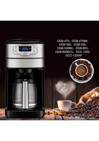 Cuisinart Kahve Makinesi Için DGB-500GLID Şeffaf Kahve Makinesi Şeffaf Yedek Öğütücü Montaj Kapağı - Uyumlu Modeller (Yurt Dışından) modelleri