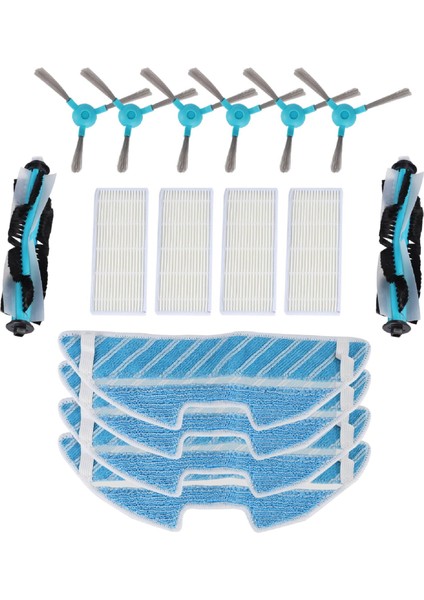 Ana Silindir Yan Fırça Hepa Hava Filtresi Paspas Bezi Conga 1290 1390 Elektrikli Süpürge Yedek Aksesuarları Için Yedek Parçalar (Yurt Dışından)