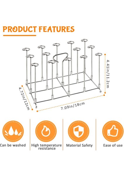 Ninja Foodi Air Fryer DZ201, DZ401 Çift Sepetli Air Fryer Için Şiş Standı Rafları - Paslanmaz Çelik Barbekü Şişleri (Yurt Dışından) fiyatları