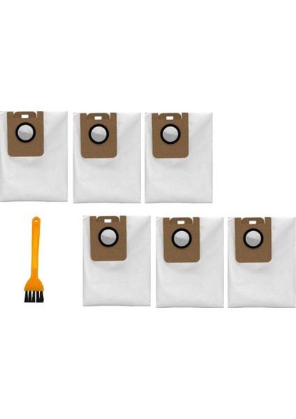 7 Adet Dreame Bot L10 PLUS/Z10 Pro Toz Torbası Elektrikli Süpürge Yedek Yedek Parça Temizleme Fırçası Toz Torbası (Yurt Dışından)