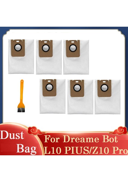 7 Adet Dreame Bot L10 PLUS/Z10 Pro Toz Torbası Elektrikli Süpürge Yedek Yedek Parça Temizleme Fırçası Toz Torbası (Yurt Dışından) indirimleri