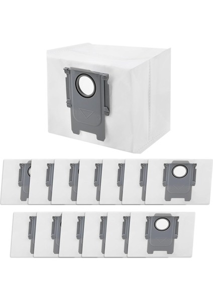Roborock S7 Maxv Ultra / S7 Pro Ultra / Q7 Max / Q7 Max+/q7 Max+Plus / S8+/q5+ Elektrikli Süpürge Torbaları Için 14 Paket Toz Torbası (Yurt Dışından)