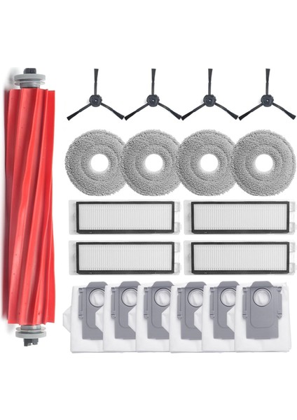 Roborock Q Revo/roborock P10 Aksesuarları Robot Süpürge Filtresi, Yan Fırçalar, Silindir Fırçalar Yedek Parçaları (Yurt Dışından)
