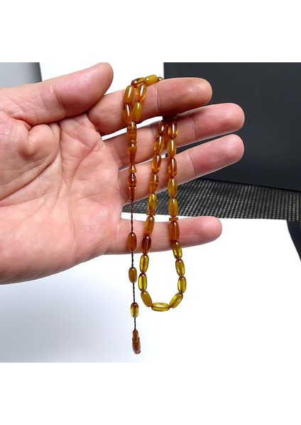 Model Buğday Kesim Sarı Hareli Kehribar Tesbih fiyatları