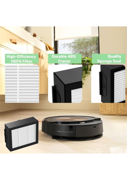 Irobot Roomba I7 I7+ I7 Plus S9 S9+ J7 J7+ + I8 I8+ I3 I3+ I4, Emiş Istasyonu Toz Torbaları Için Uyumlu Yedek Parçalar (Yurt Dışından) indirimleri