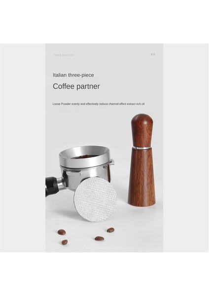 Kahve Karıştırıcı Espresso Kahve Karıştırıcı Dağıtıcı Iğne Paslanmaz Çelik Toz Alma Halkası Seti Kahve Aracı 51MM (Yurt Dışından) fırsatları