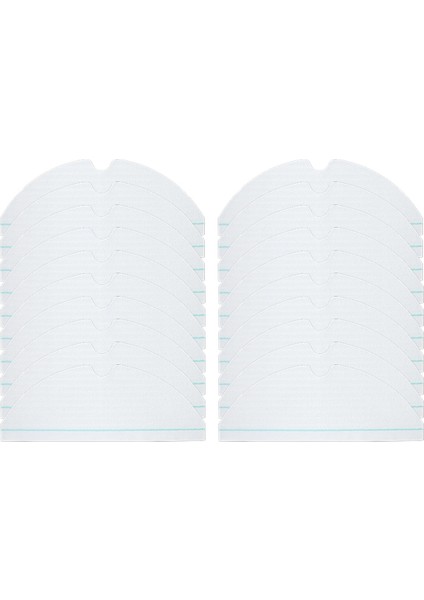 Xiaomi Roborock Roborock Q7 Max / Max+ / T8 Süpürme Robotu Aksesuarları Için 20 Adet Tek Kullanımlık Bez Titreşimli Paspas (Yurt Dışından)