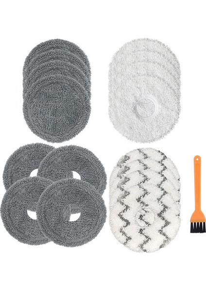 Ecovacs Deebot X1 Omnı/turbo Robot Süpürge Için 17 Adet Yıkanabilir Paspas Pedleri Paspas Bezleri Yedek (Yurt Dışından) modelleri