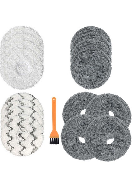 Ecovacs Deebot X1 Omnı/turbo Robot Süpürge Için 17 Adet Yıkanabilir Paspas Pedleri Paspas Bezleri Yedek (Yurt Dışından) fırsatları