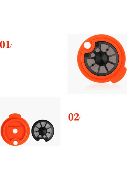 Bosch Kahve Makinesi Için Tassimo Için Yeniden Kullanılabilir Crema Kahve Kapsül Filtresi Kahve Kaşığı Ile, A (Yurt Dışından)