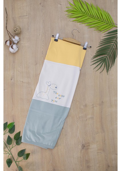 Kız Erkek Kelebek Bebek Çift Katlı Natural Penye Battaniye STL6903