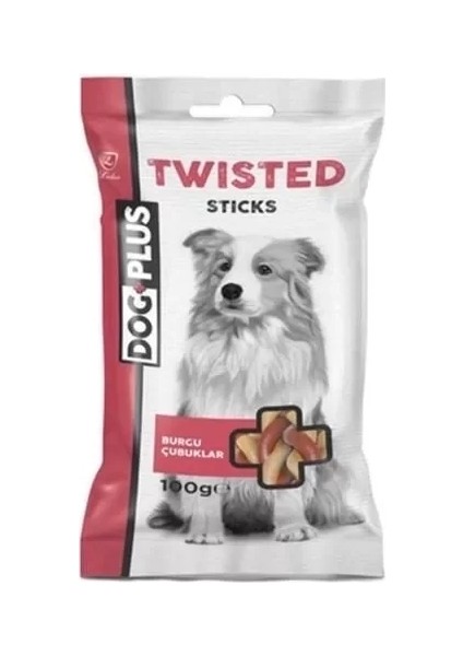 Twisted Sticks Burgu Çubuk Köpek Ödülü 100 gr