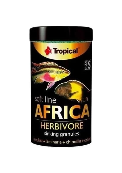 Softline Africa Herbivore Granül Balık Yemi 100 ml