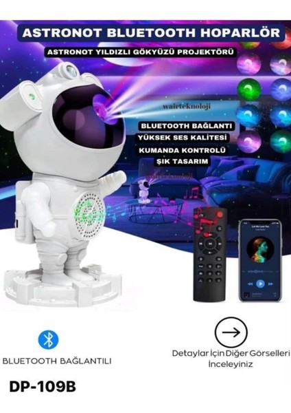Dempower Astranot Projektör Gece Lambası Hoparlör fiyatları