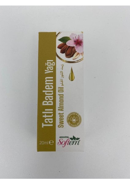 Tatlı Badem Yağı 20 ml