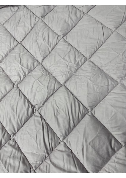 Pamuk Ranforce Tek Kişilik Yorgan Çift Taraflı Mor Düz Desenli Kapitoneli fiyatları