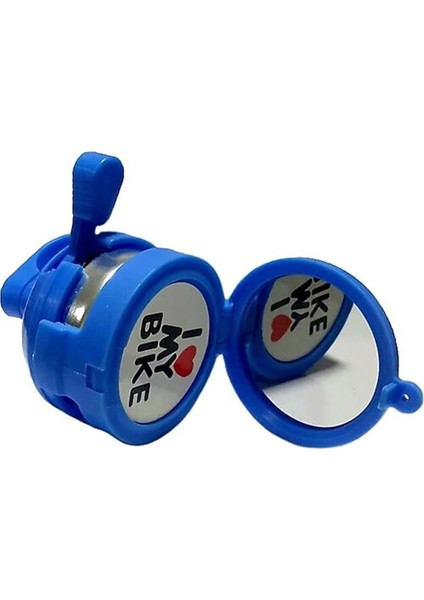 Aynalı Bisiklet Zili Mavi