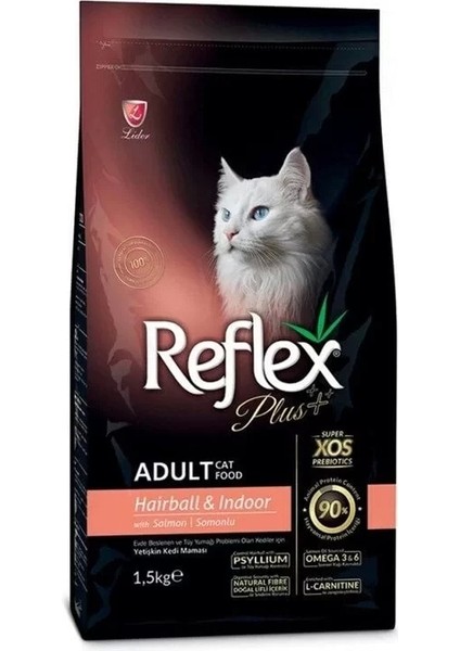 Adult Hairball Somonlu Yetişkin Kedi Maması 15 kg