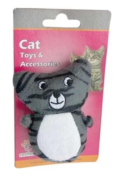 Hışırtılı Peluş Kedi Oyuncağı Kaplan 9 cm