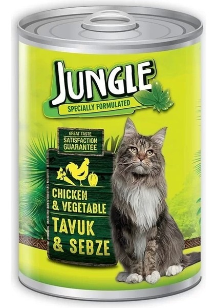 Tavuklu ve Sebzeli Konserve Kedi Maması 415 gr