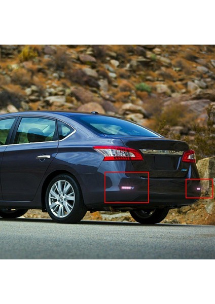 Araba Temizle Arka Tampon Reflektör Lambası Nissan Için LED Kuyruk Fren Lambası (Yurt Dışından)
