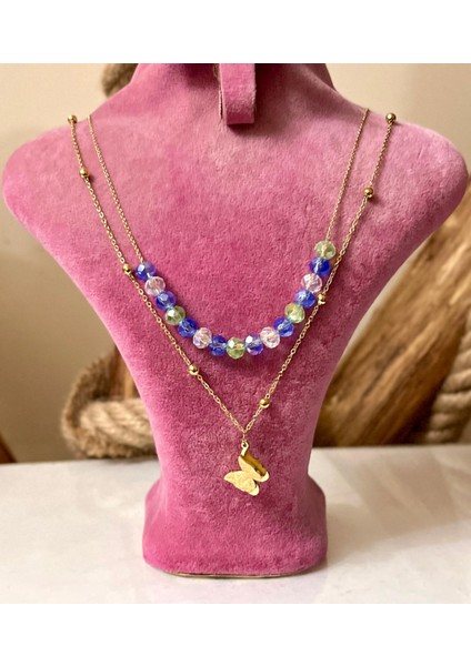 Taşlı Model Kadın Kol Saat KOMBIN+ Çelik Kolye Hediye Set fırsatları