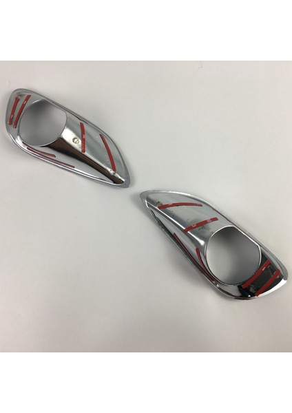 Toyota Vios 2008- 2011 Için 2 Adet/takım Araba Ön Sis Lambası Lambası Kapağı (Yurt Dışından)