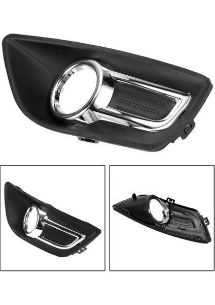 Citroen C4 2008-2011 Için 1 Çift Krom Ön Sis Lambası Kapağı (Yurt Dışından)