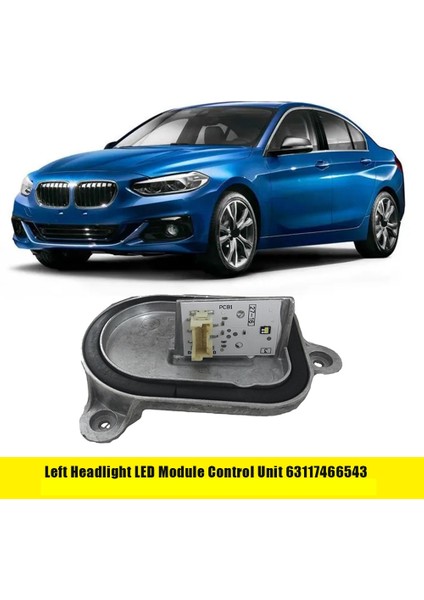 Bmw 1 Serisi F52 118I 120I Için Sol Far LED Modülü 63117466543 (Yurt Dışından)