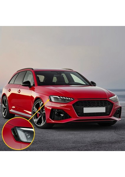 Araba Ön Far Kaşları Çerçeve Dekor Etiket Trim-Audi A3 21 (Yurt Dışından)