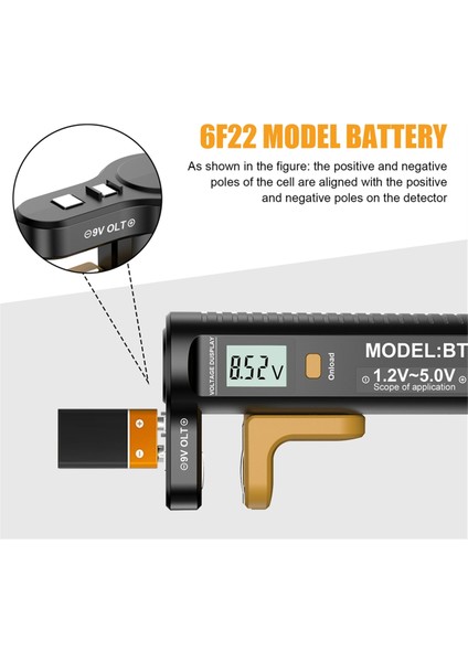 Dijital Pil Test Cihazı LCD Ekran Hücre Pil Kapasitesi Dedektörü (Yurt Dışından) fırsatları