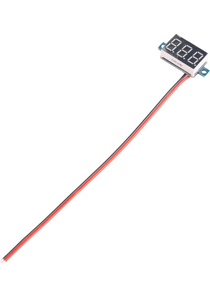 0.36 Inç Dc 2.5-40V 3 Haneli Voltaj Panel Metre LED Renk Mavi (Yurt Dışından)
