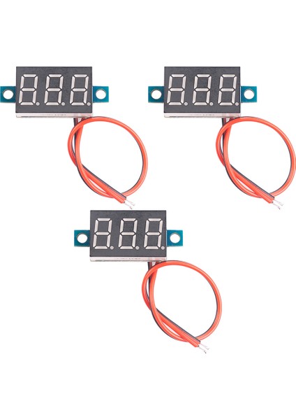 0.36 Inç Dc 2.5-40V 3 Haneli Voltaj Panel Metre LED Renk Mavi (Yurt Dışından) fırsatları