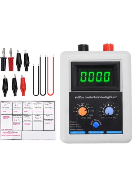 0V-3500V Igbt Voltaj Kapasitesi Transistör Test Cihazı Diyot Yeşil (Yurt Dışından)