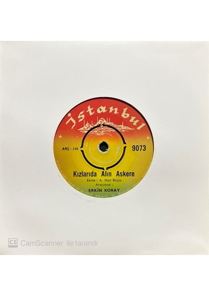 Erkin Koray – Kızlarıda Alın Askere 45'lik Plak