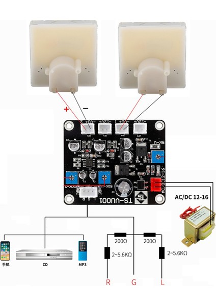 TR-R36W 500UA Vu Metre Başlığı Ses Kaydı Için Db Seviye Başlığı (Yurt Dışından)