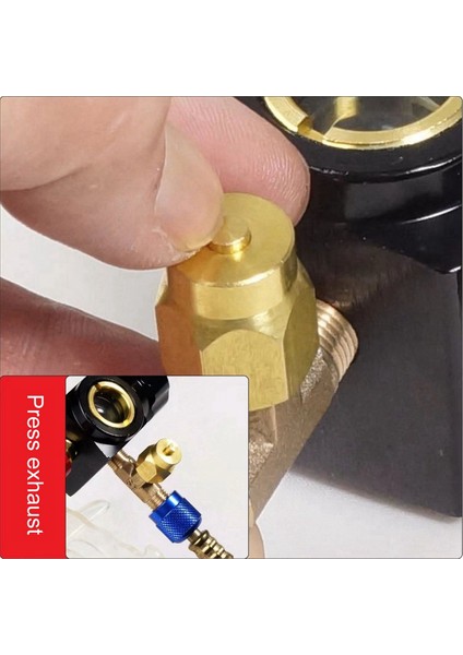 Yüksek Taraf Basınç Ölçer R410A R22 R404A Tek Manifold Ölçer (Yurt Dışından)