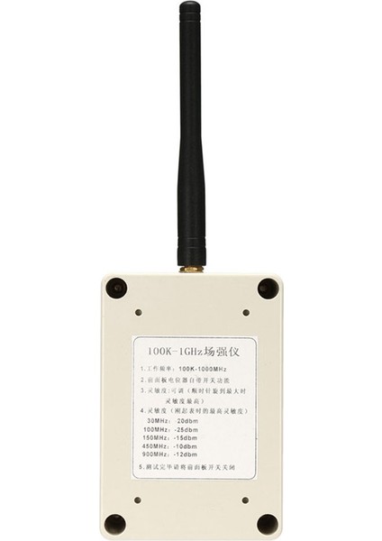 Rf Alan Gücü Ölçer Geniş Bant 100K-1GHZ Walkie Talkie Anteni Için (Yurt Dışından)